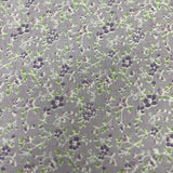 Floral patterned fabric with a blurred background