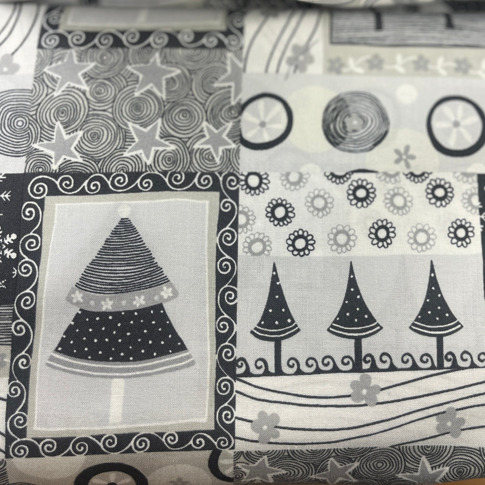 Frosty Season MS14-90 100% Cotton Fabric WOF 110cm- 112cm