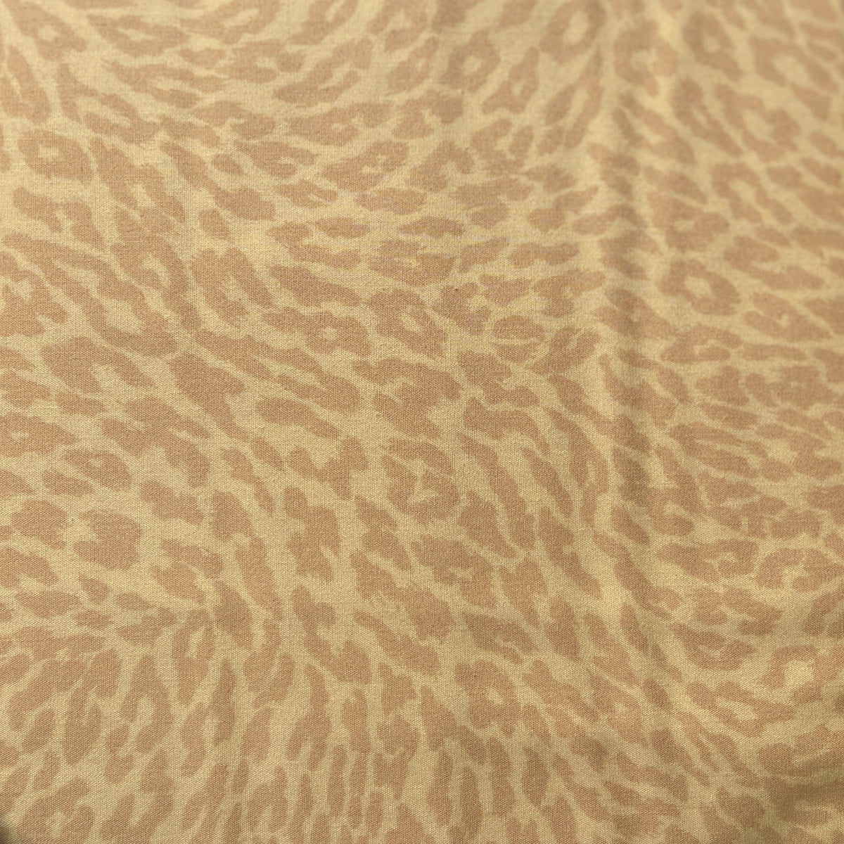 Close-up of a textured beige box with a brand label on a white background