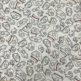 100% Cotton Fabric WOF 110cm- 112cm Final Clearance $6m (1m min cut)