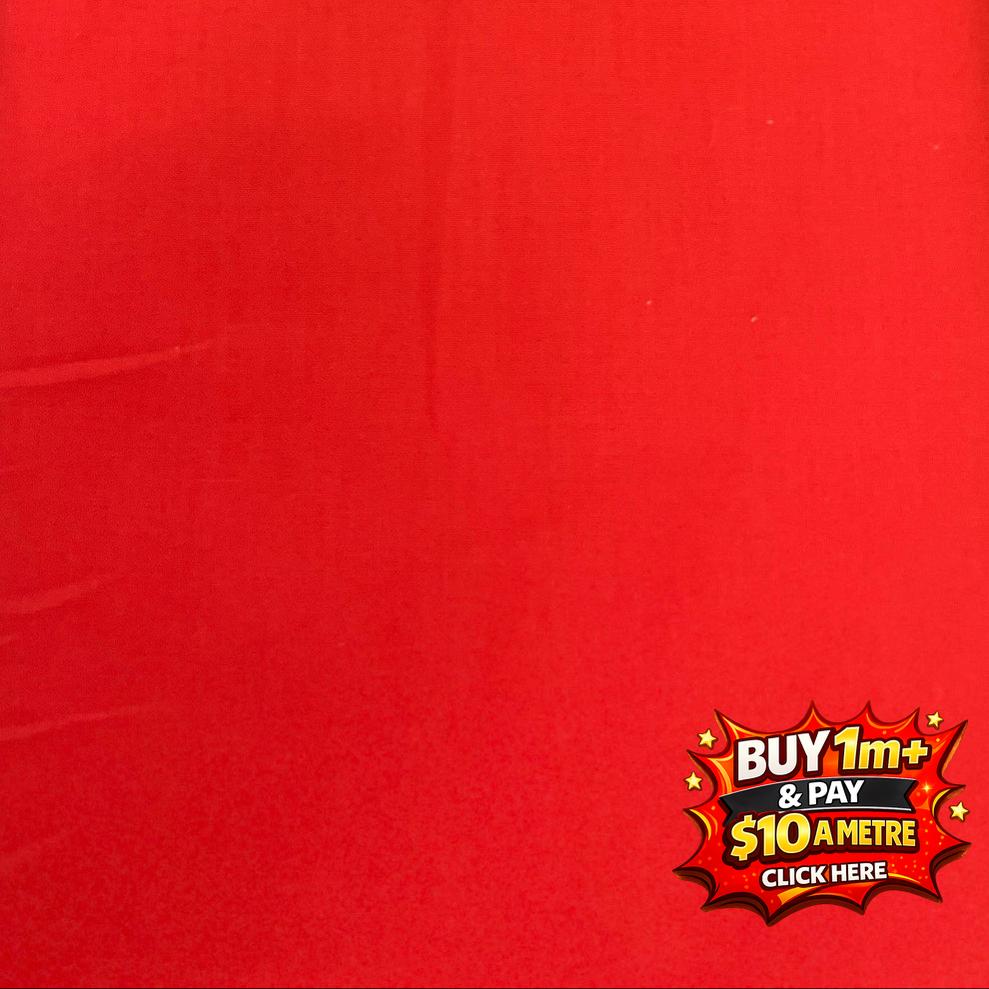 100% Cotton Fabric WOF 110cm- 112cm