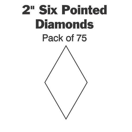 Imprezzio 2” Six pointed star papers - 75pk