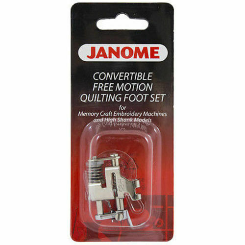 Janome Convertible Free Motion Quilting Foot Set for Low Shank Models 202-001-003