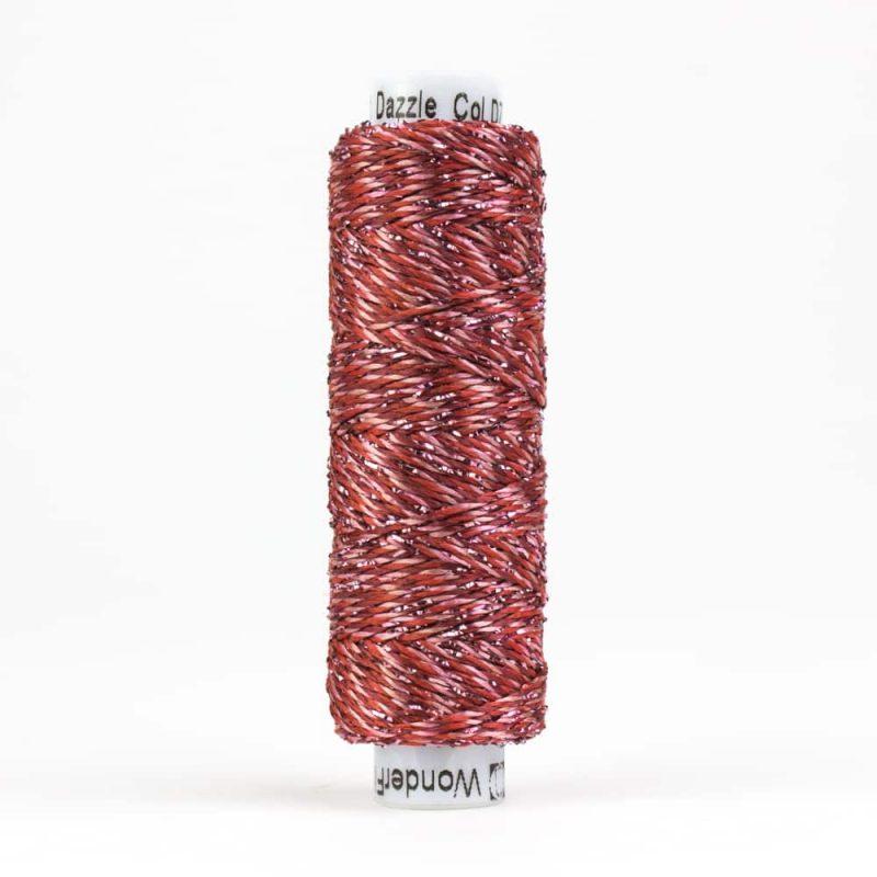 Thread - SNDazzle Rayon Metallic - 8Wt - DZM04 - Firecracker