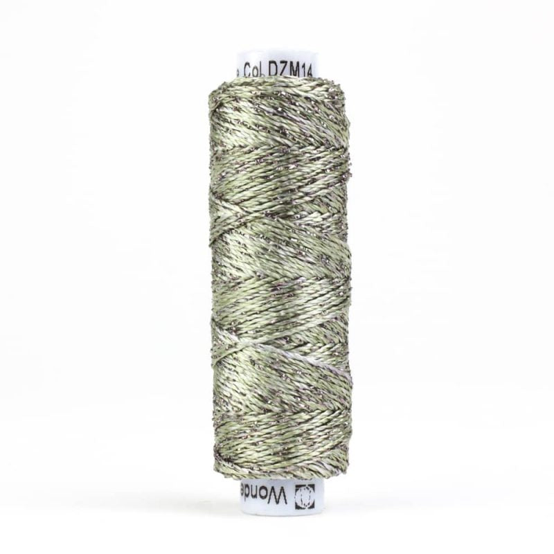 Thread - SNDazzle Rayon Metallic - 8Wt - DZM14 - Ghost