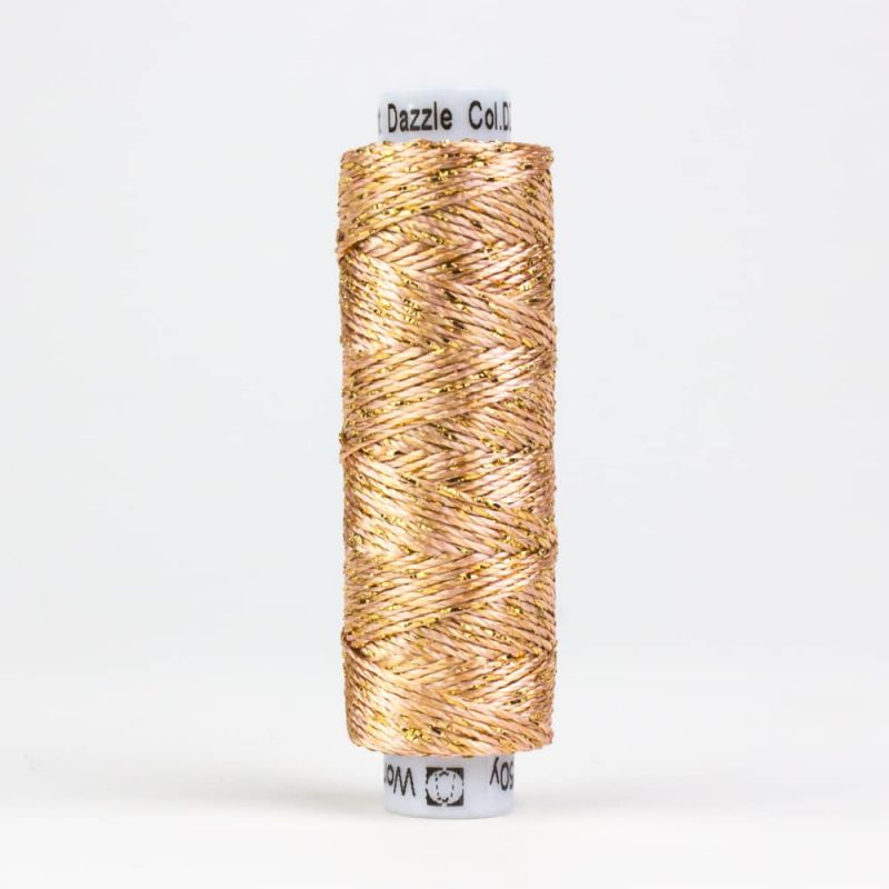 Thread - SNDazzle Rayon Metallic - 8Wt - DZM18 - Peach