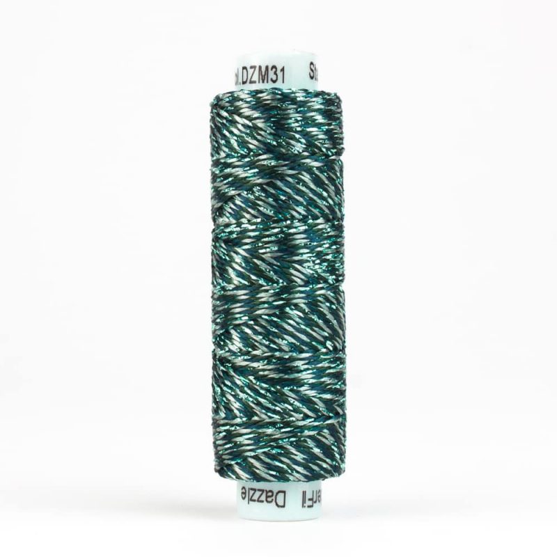 Thread - SNDazzle Rayon Metallic - 8Wt - DZM31 - Forest