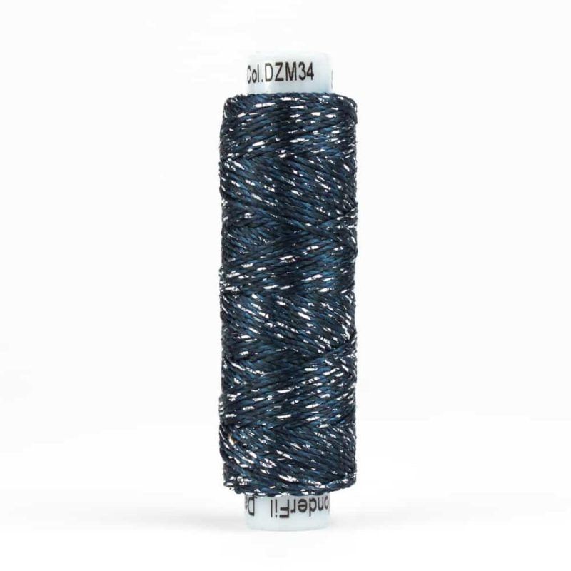 Thread - SNDazzle Rayon Metallic - 8Wt - DZM34 - Freeze