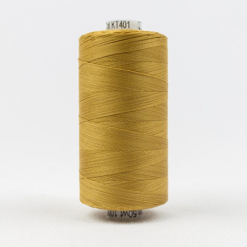 Thread - konfetti Egyptian Cotton - 50Wt - KT401 - Dark Gold