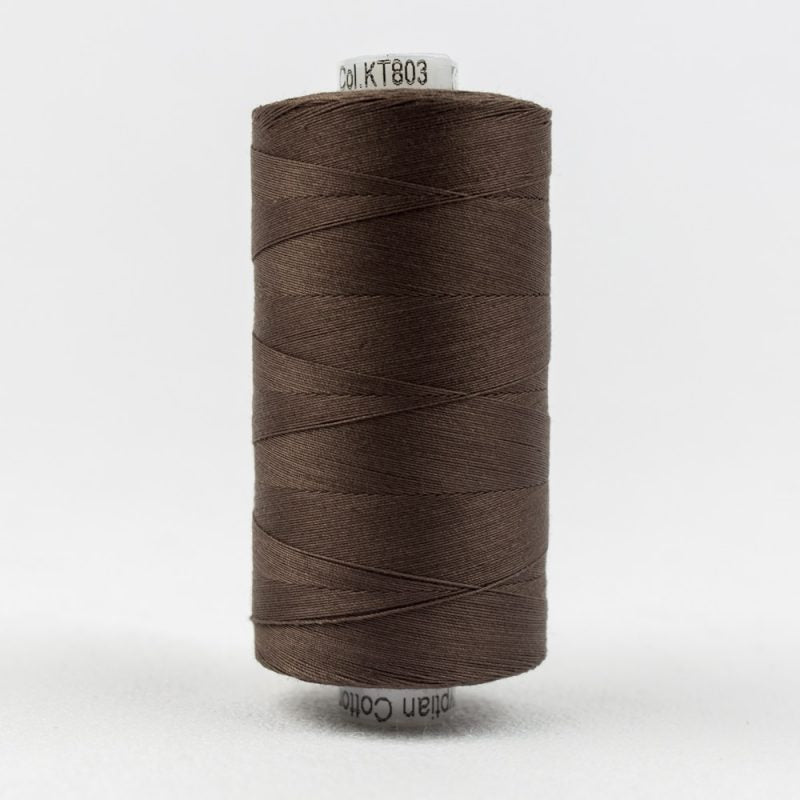 Thread - konfetti Egyptian Cotton - 50Wt - KT803 - Dark Brown