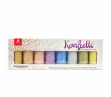 WonderFil Konfetti Packs – 50Wt Egyptian Cotton – 8 x 500m