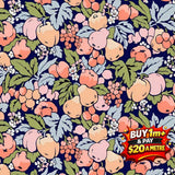 TREE OF LIFE WOODLAND PASTELS - L01667374B - 100% LASENBY COTTON