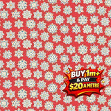 FESTIVE GREETINGS - SNOW SEASON - L01667435A - 100% LASENBY COTTON