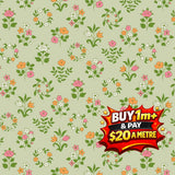 Liberty Lasenby CRAFT GARDEN- L01667454A - 100% Cotton Quilting Fabric Australia