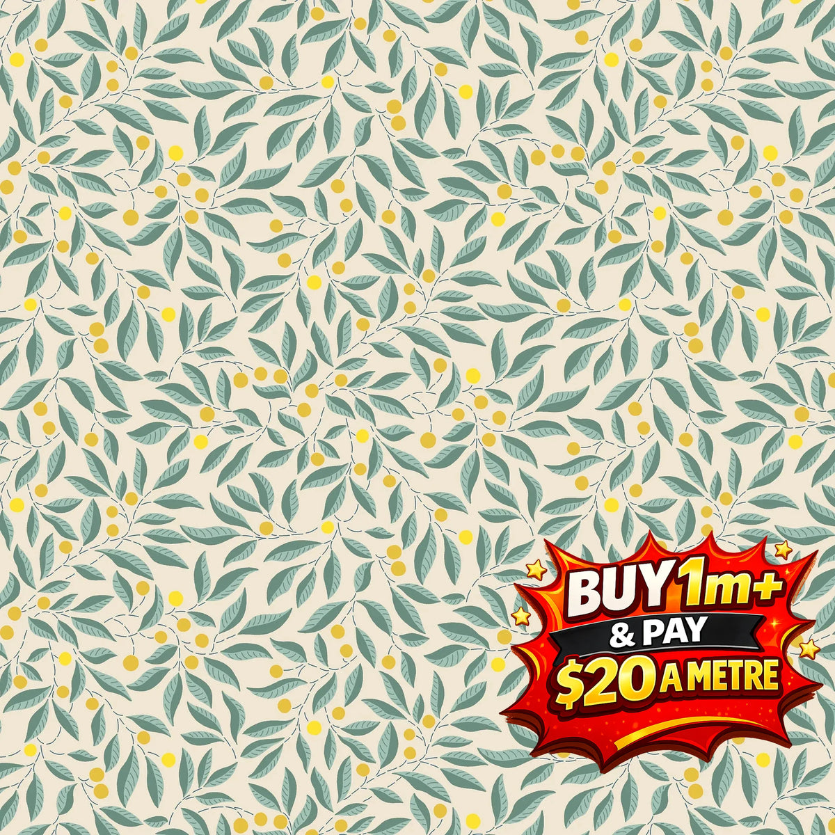 Liberty Lasenby CRAFT GARDEN- L01667455C - 100% Cotton Quilting Fabric Australia