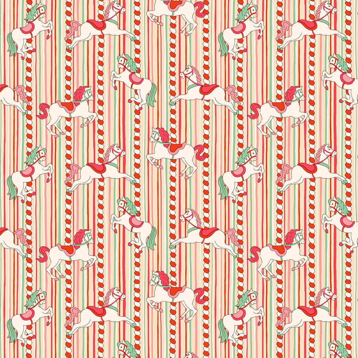 SUMMER FAIR EMOLLY CAROUSEL - L01667502C - 100% Cotton