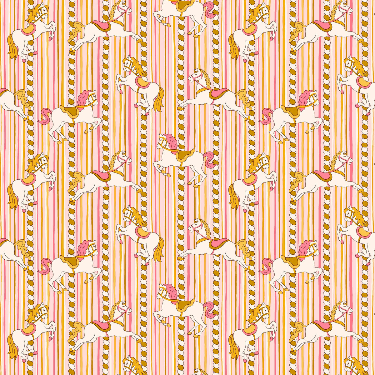 SUMMER FAIR EMOLLY CAROUSEL - L01667502D - 100% Cotton