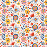 SUMMER FAIR FESTIVAL FLORALS - L01667505A - 100% Cotton