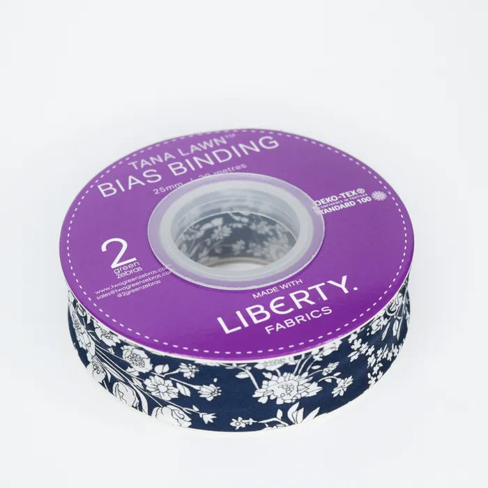 LIBERTY BIAS SUMMER BLOOMS - LBB00122A - 100% Cotton