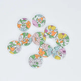 LIBERTY BUTTON 16MM POPPY FOREST A - 00117A - 100% Cotton