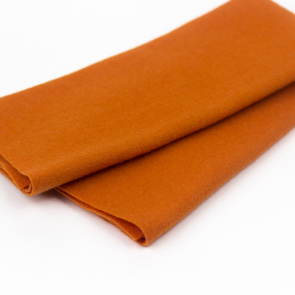 Sue Spargo Merino wool fabric LN47 Pumpkin