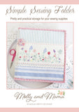 Simple Sewing Folder Pattern and Pre-Printed Linen by Molly and Mama