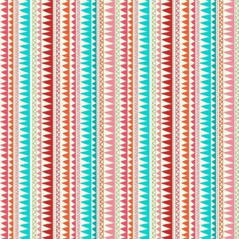 Little Monsters Zig Zap Stripes Makower