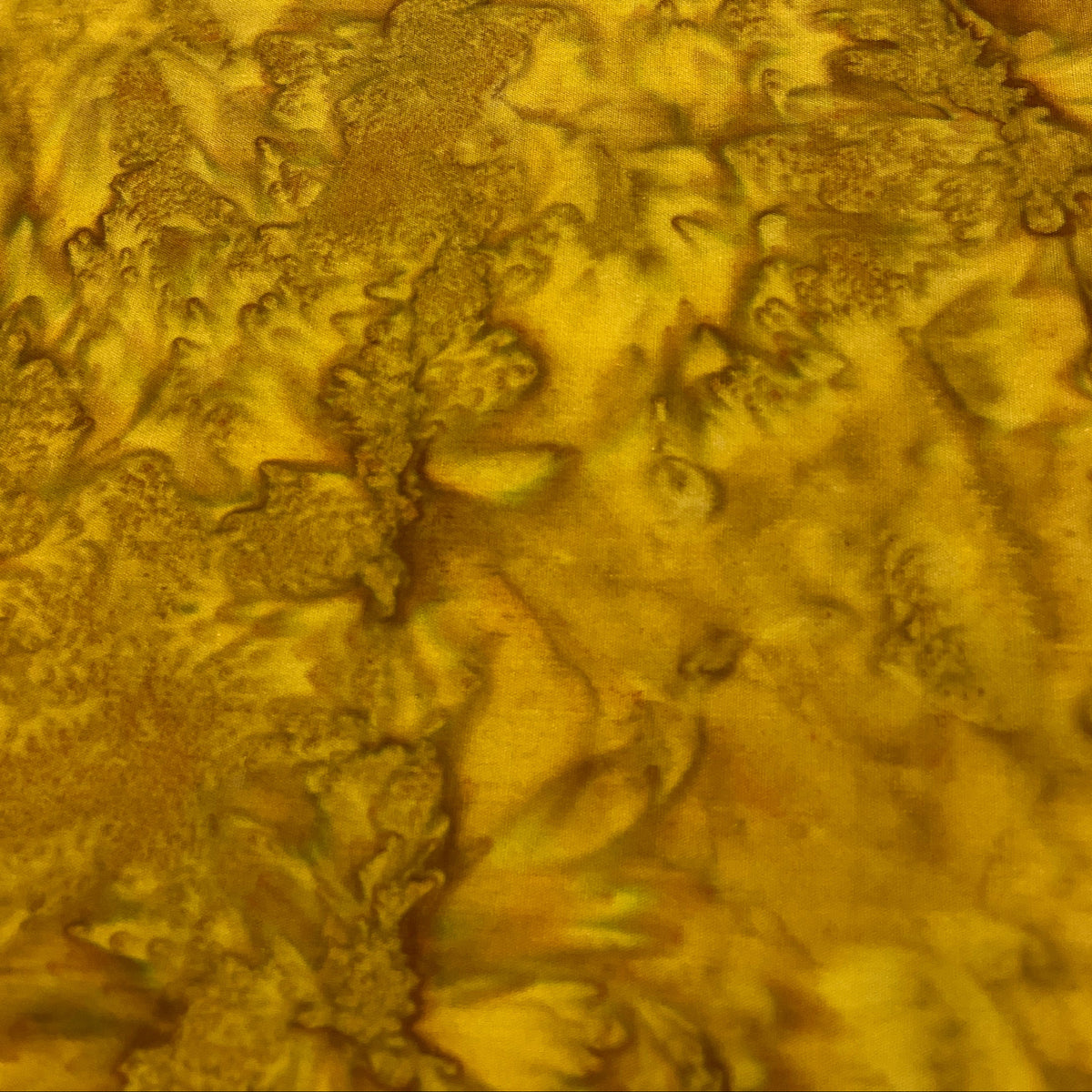 Lloyd Curzon Mustard Batik Fabric WOF 110cm - 112cm