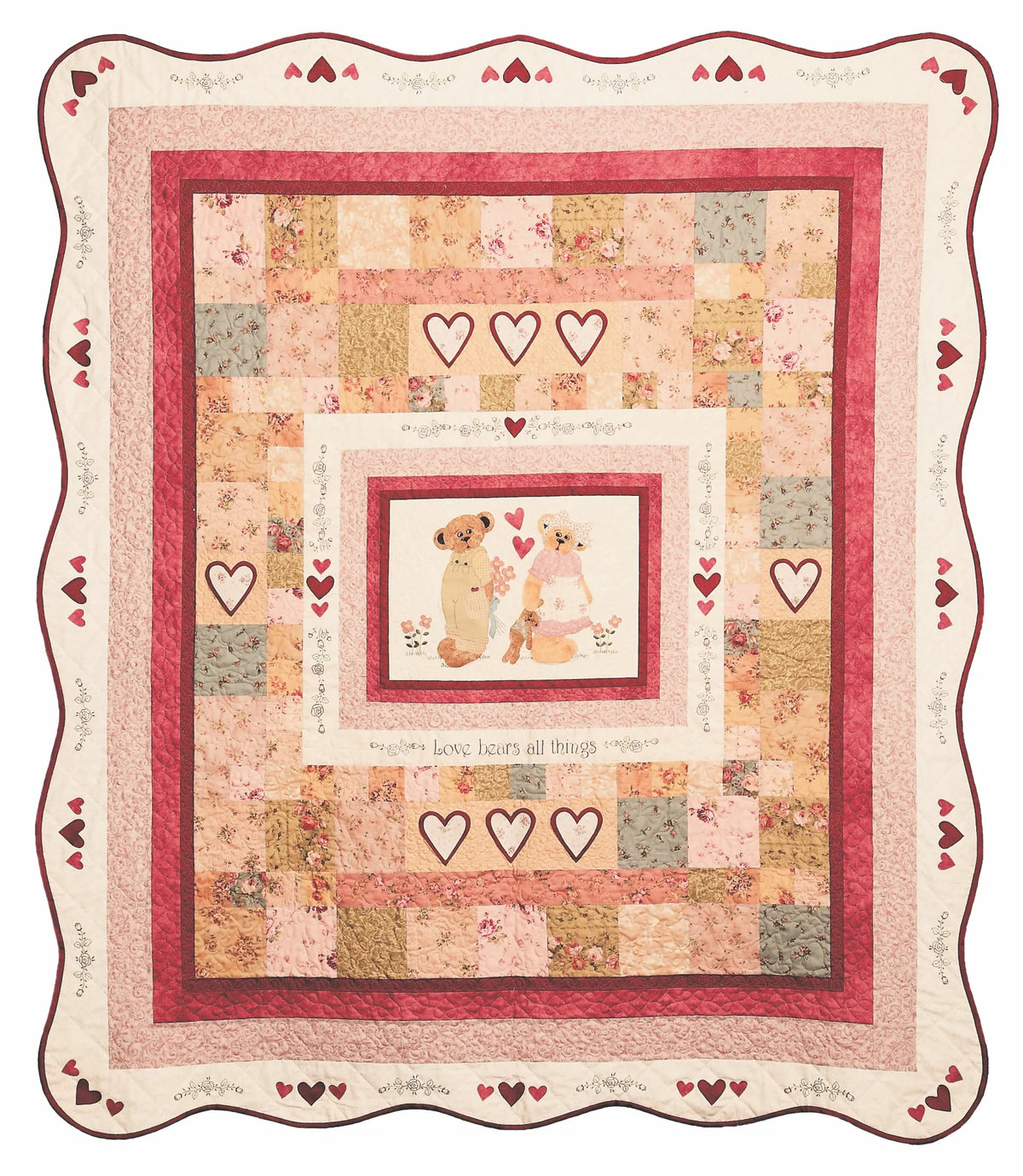 LOVE BEARS ALL THINGS QUILT - Pattern