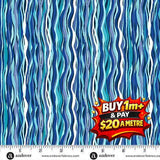 DEEP BLUE SEA - M144B2 - 100% COTTON