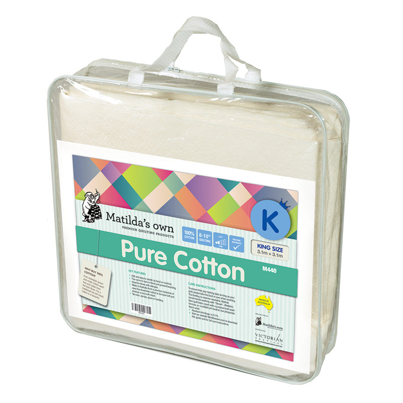 Cotton 100% - 3.1m x 3.1m King Size Precut