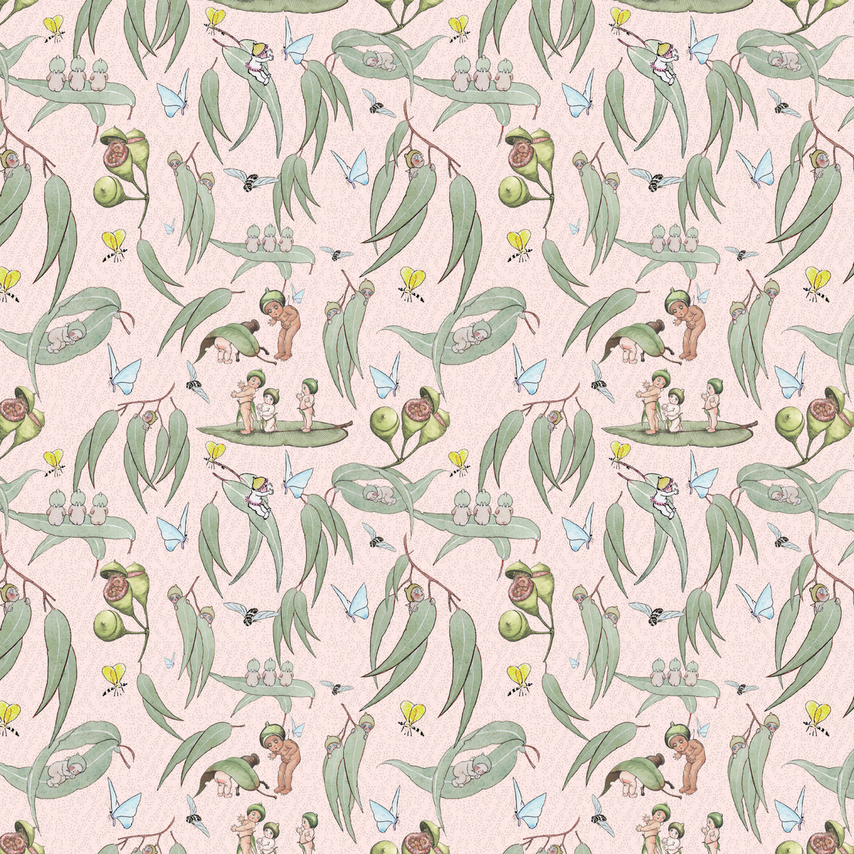 May Gibbs Garden Playtime MG1060 – 100% cotton fabric