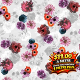 MOON FLOWER PB5716LS FABRIC - 100% COTTON