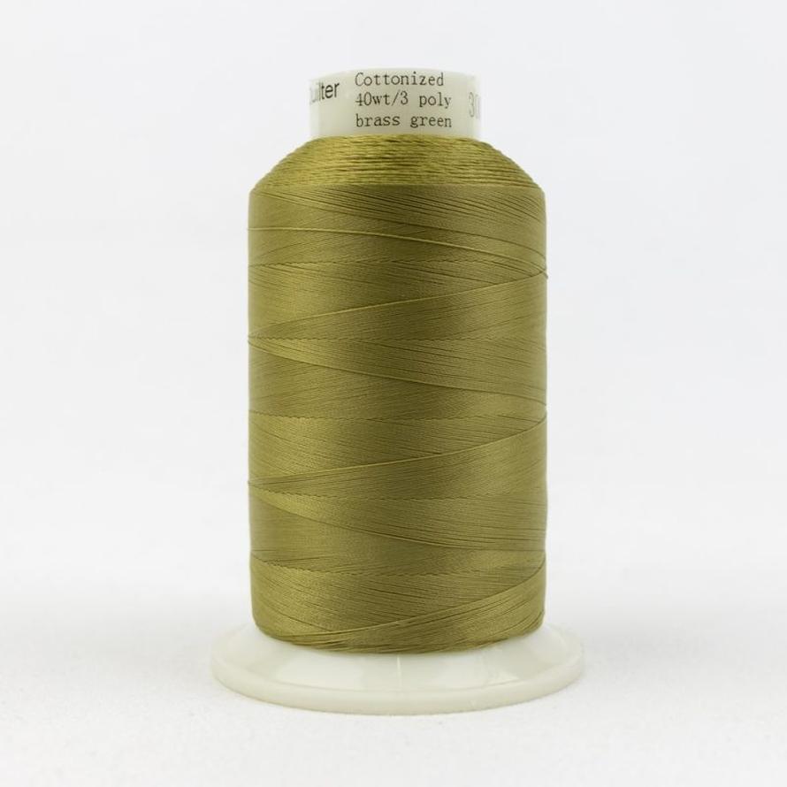 Thread - MasterQuilter Longarm Polyester - 40Wt - MQL27 - Brass Green