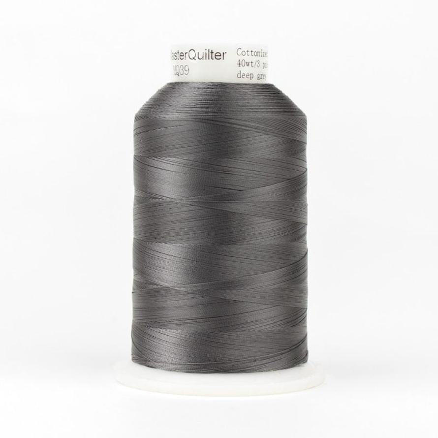 Thread - MasterQuilter Longarm Polyester - 40Wt - MQL39 - Deep Grey