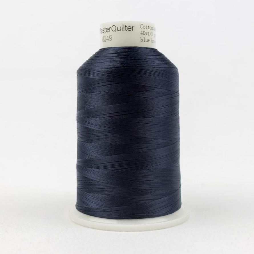 Thread - MasterQuilter Longarm Polyester - 40Wt - MQL49 - Blue Brown