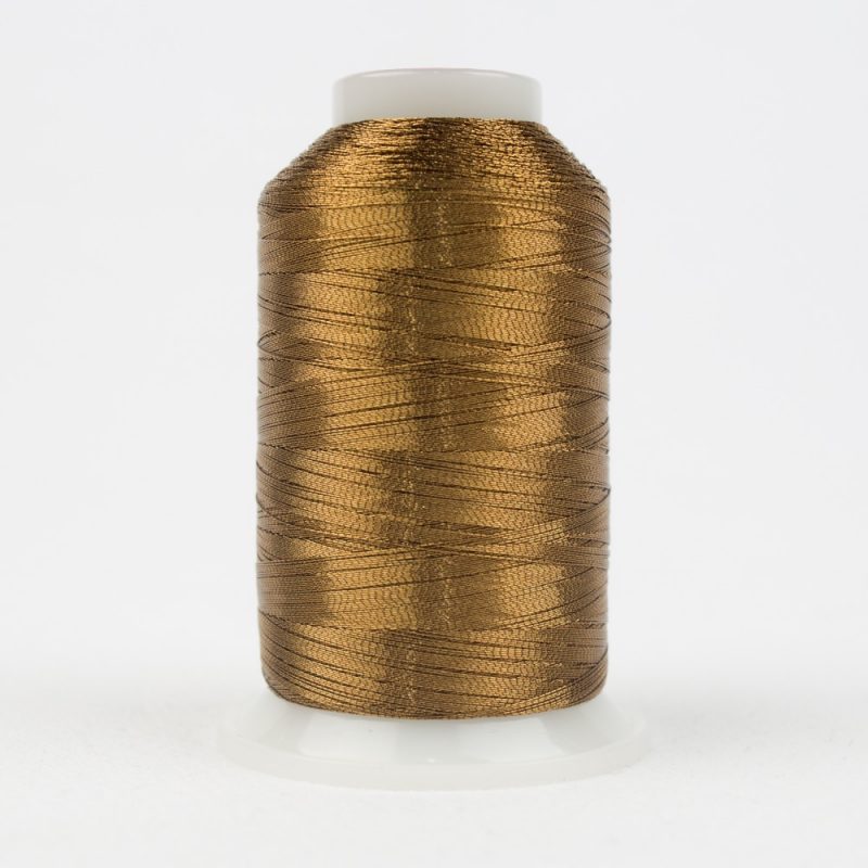 Thread - Spotlite Rayon Metallic - 40Wt - MT7723 - Soft Brown - 1000m/1094yd