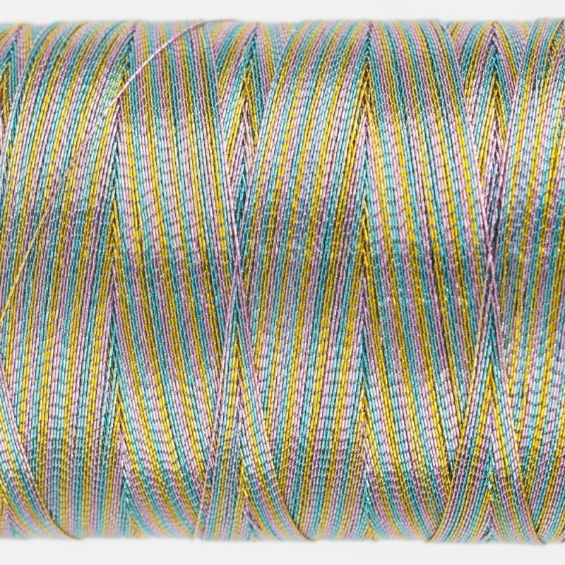 Thread - Spotlite Rayon Metallic - 40Wt - MT7731 - Pastel Variegated - 1000m/1094yd
