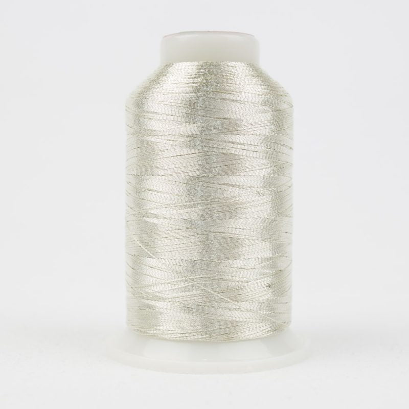 Thread - Spotlite Rayon Metallic - 40Wt - MT881 - Silver - 1000m/1094yd