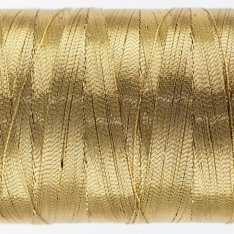 Thread - Spotlite Rayon Metallic - 40Wt - MT8847 - Burnished Gold - 1000m/1094yd