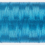 Thread - Spotlite Rayon Metallic - 40Wt - MT8849 - Aqua - 1000m/1094yd