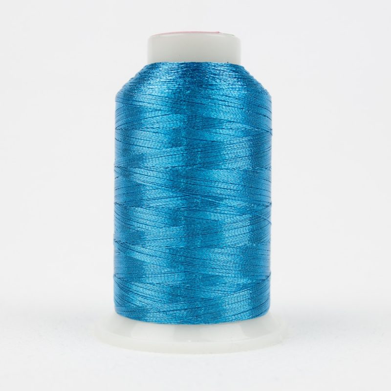 Thread - Spotlite Rayon Metallic - 40Wt - MT8849 - Aqua - 1000m/1094yd
