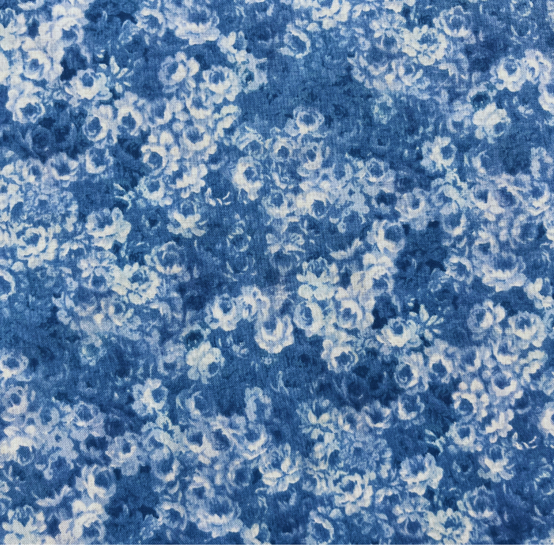 Mika Soft Floral 100% Cotton Fabric WOF 110cm- 112cm