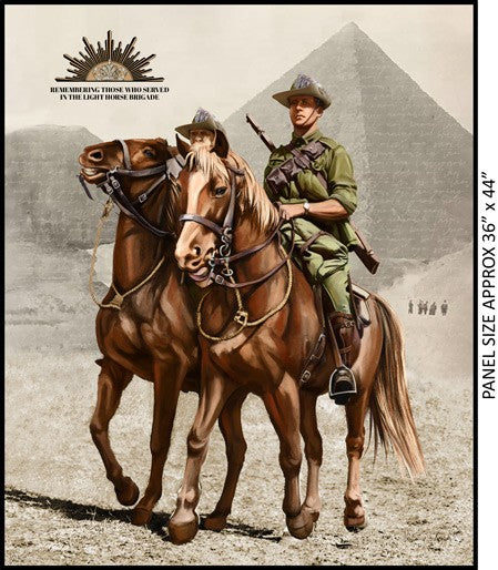 Milvale Design Studio (L01) Light Horse Panel/ HTLB/ 7117