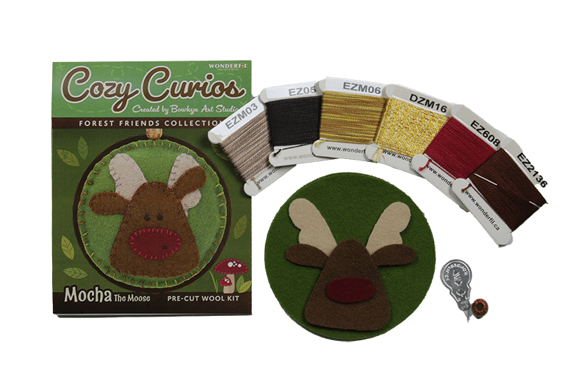 WonderFil Cozy Curios – Forest Friends Wool Kit