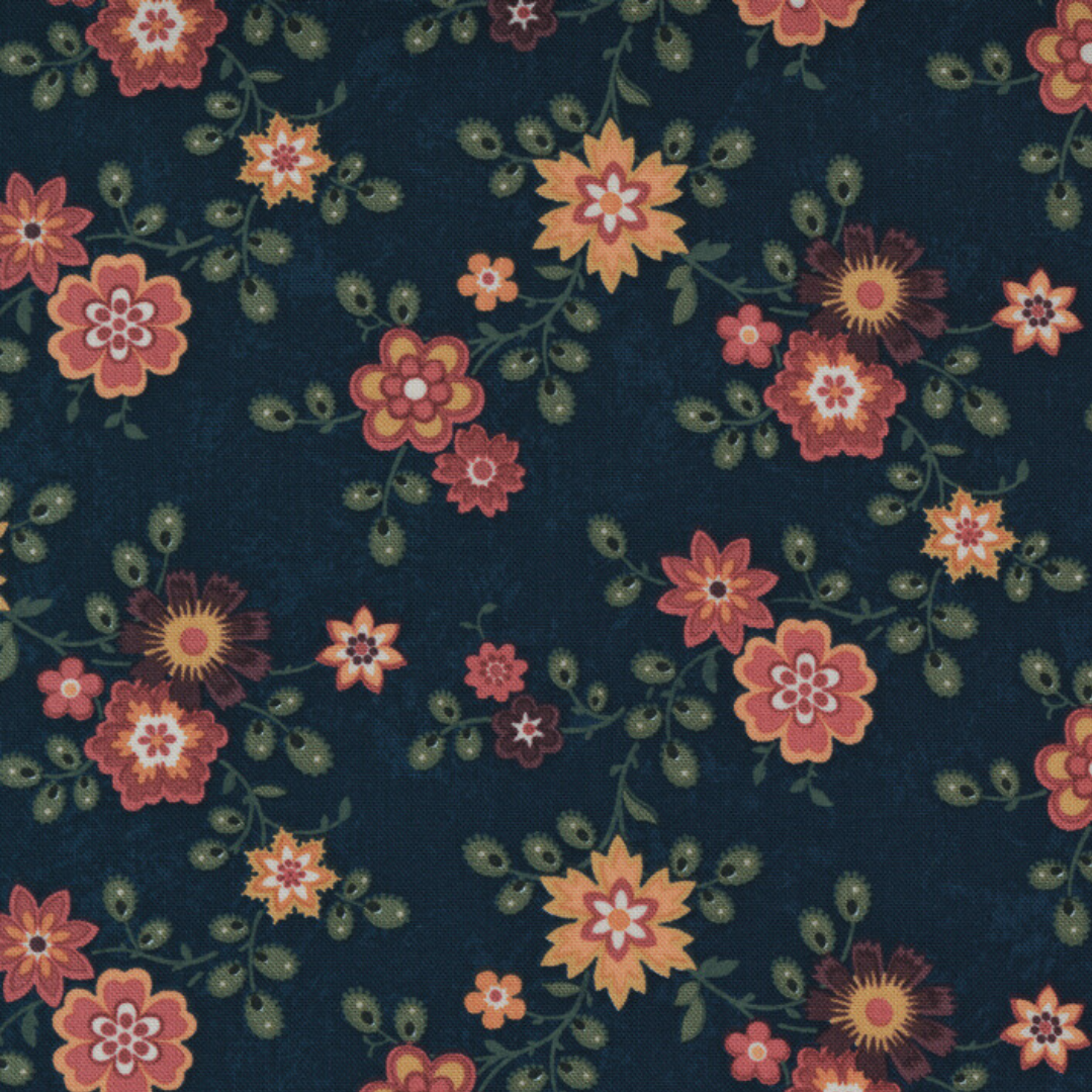 Moda Hope Blooms Reproduction Cornflower Kansas Troubles Quilters 100% Cotton Fabric WOF 110cm-112cm