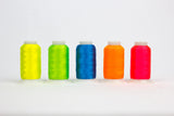 WonderFil FabuLux Packs – 40Wt Trilobal Polyester – 5 Spools