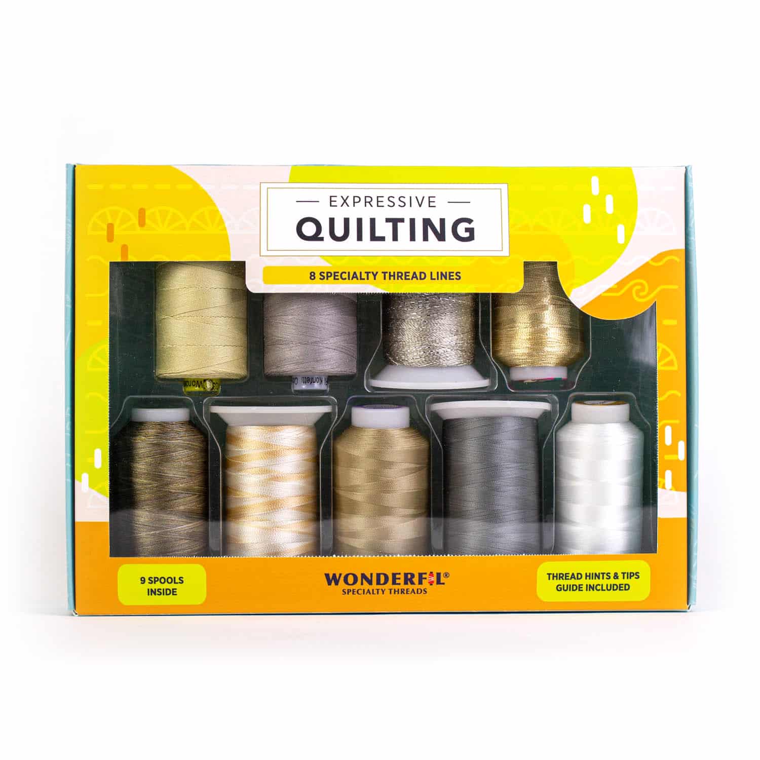 WonderFil Expressive Quilting Pack – 9 Spools