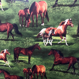 Noble Stature Scenic Multi CP38794 100% Cotton Fabric WOF 110cm-  112cm