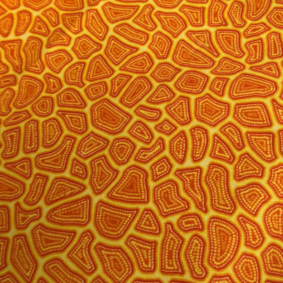 Oasis fabric - Pannonia Orange Design 59-566